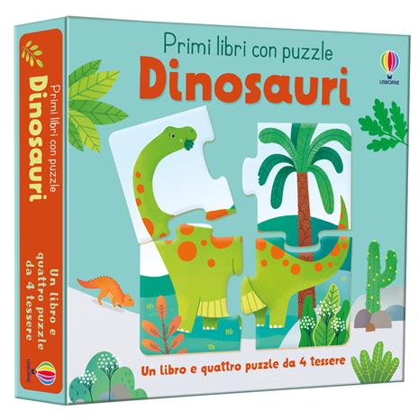 Dinosauri. Con 4 puzzle - Matthew Oldham - copertina