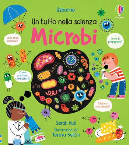 Microbi. Ediz. a colori - Sarah Hull - copertina