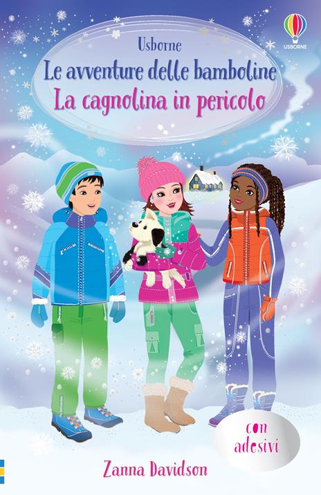 La cagnolina in pericolo. Con adesivi - Zanna Davidson - copertina