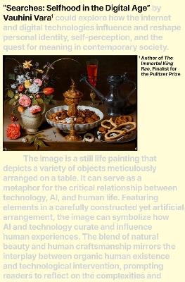 Searches: Selfhood in the Digital Age - Vauhini Vara - cover