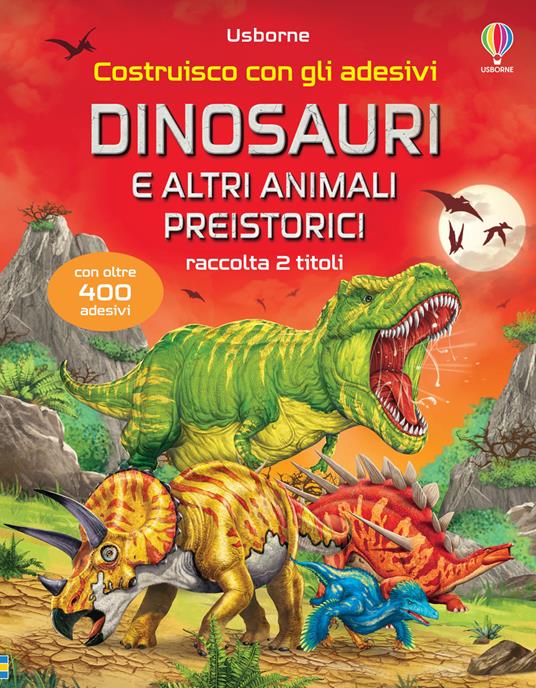 Dinosauri e altri animali preistorici. Con adesivi - Simon Tudhope,Sam Smith - copertina