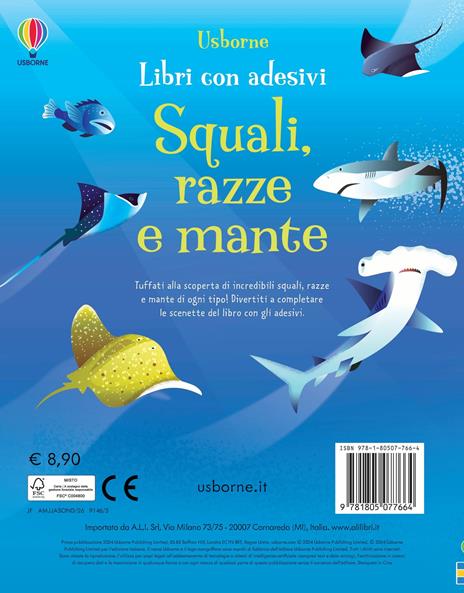 Squali, razze e mante. Con adesivi. Ediz. illustrata - Jane Bingham - 3