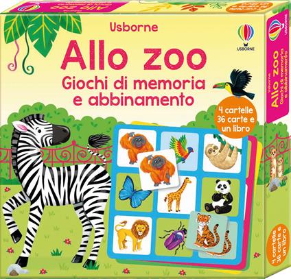 Allo zoo. Ediz. illustrata. Con 4 cartelle. Con libro illustrato - Kate Nolan - copertina