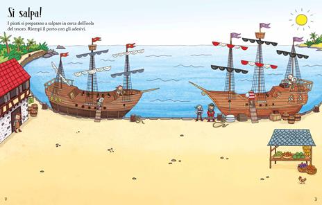 Pirati. Con adesivi. Ediz. a colori - Sam Taplin - 2