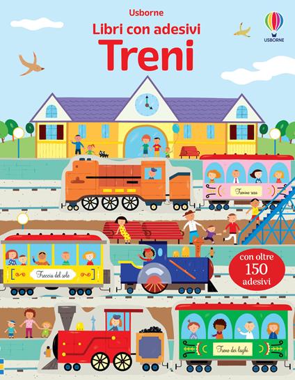 Treni. Con adesivi. Ediz. a colori - Sam Taplin - copertina
