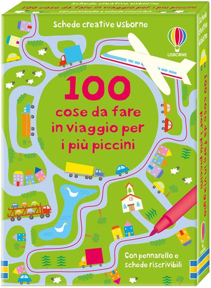 100 cose da fare in viaggio per i più piccini. Con pennarello - Catriona Clarke - copertina