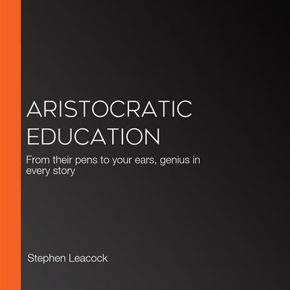Aristocratic Education