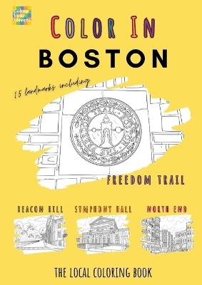 Boston Coloring Book - Colour Your Streets - cover