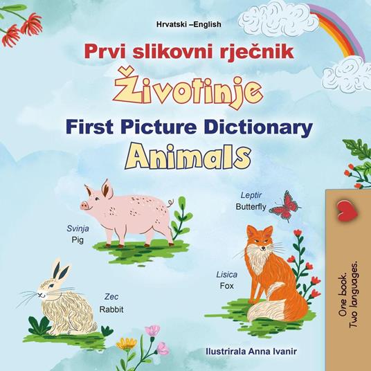 Prvi Picture Dictionary Životinje First Picture Dictionary Animals - KidKiddos Books - ebook