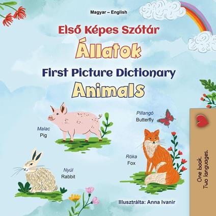 Elso Képes Szótár Állatok First Picture Dictionary Animals - KidKiddos Books - ebook
