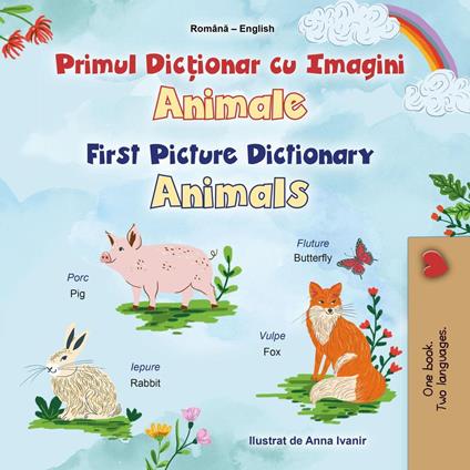 Primul Dictionary cu Imagini Animale First Picture Dictionary Animals - Shelley Admont - ebook