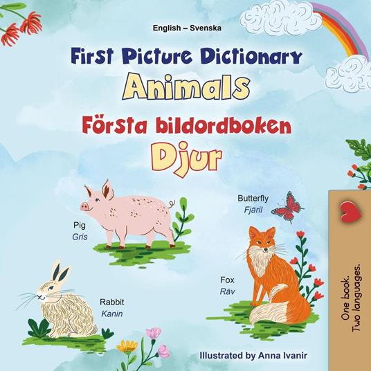 First Picture Dictionary Animals Första bildordboken Djur - Shelley Admont - ebook