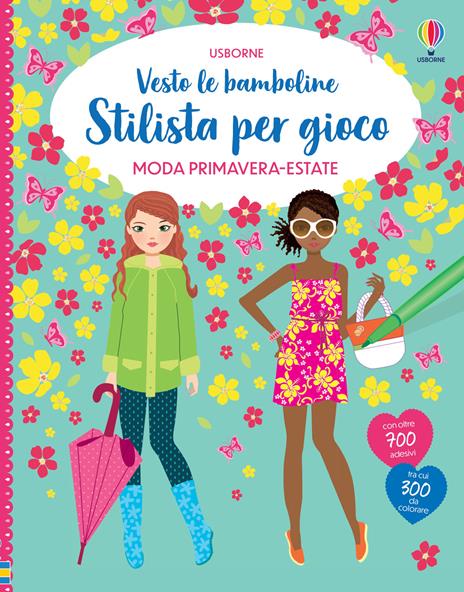 Moda primavera-estate. Con adesivi - Fiona Watt - copertina