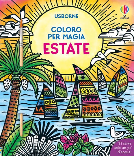 Estate. Ediz. illustrata. Con pennello - Lizzie Cope - copertina