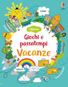 Libro Vacanze. Giochi e passatempi. Con adesivi Fiona Watt
