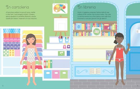 Lo shopping. Con adesivi. Ediz. a colori - Fiona Watt - 2