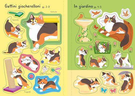 Gatti e micini. Con adesivi. Ediz. a colori - Caroline Young - 4