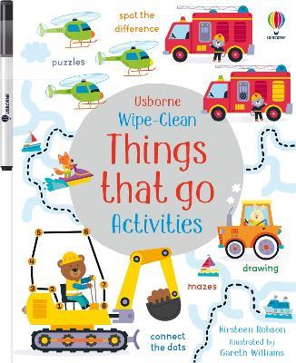 Wipe-Clean Things That Go Activities - Kirsteen Robson - cover