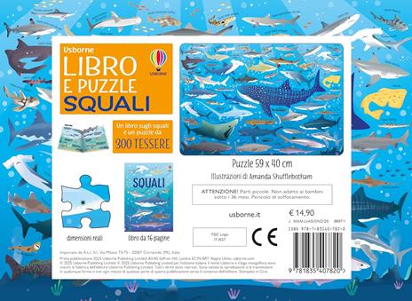 Squali. Ediz. a colori. Con puzzle da 300 tessere - Sam Smith - 7