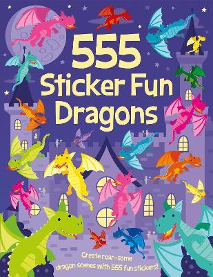 555 Sticker Fun Dragons - Oakley Graham - cover