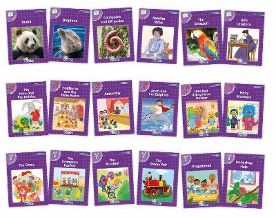 Core Purple Readers Complete Set (18 Books): in Print Letters (American English Edition) - Sara Wernham - cover