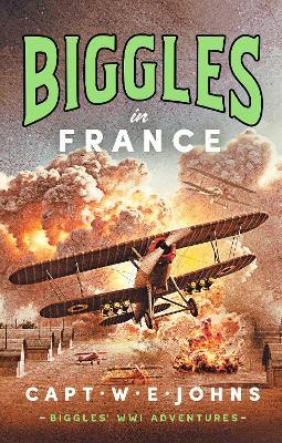 Biggles in France - Captain W. E. Johns - cover