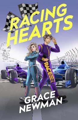 Racing Hearts: A spicy, rivals to lovers F1 romance - Grace Newman - cover