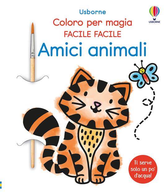 Amici animali. Ediz. illustrata. Con pennello - Abigail Wheatley - copertina
