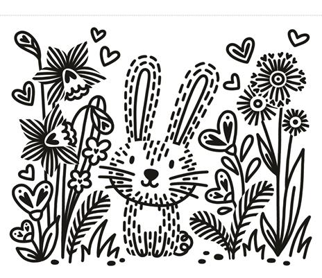 Coniglietti del cuore. Ediz. illustrata. Con pennello - Abigail Wheatley - 2