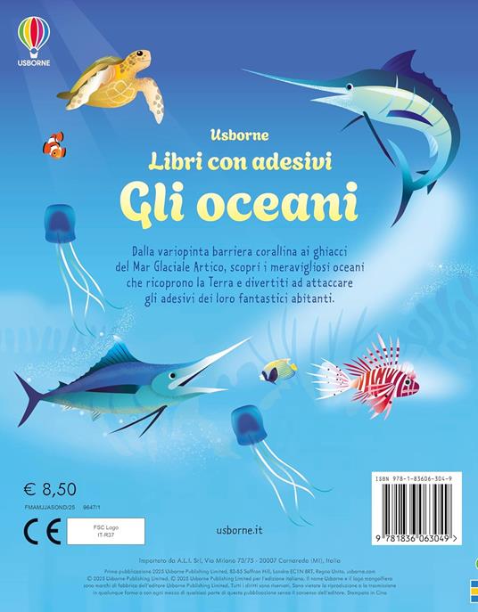Gli oceani. Con adesivi. Ediz. a colori - Alice Beecham - 5