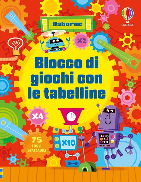 Blocco di giochi con le tabelline. Ediz. a colori - Sam Smith - copertina