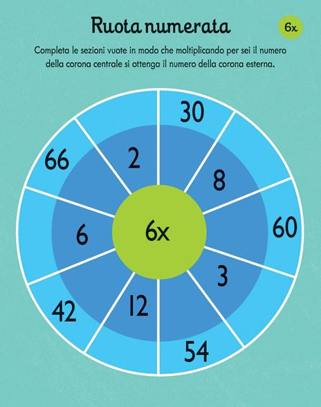 Blocco di giochi con le tabelline. Ediz. a colori - Sam Smith - 2