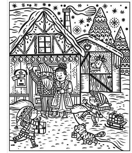 Il villaggio di Babbo Natale. Ediz. a colori. Con pennello - Abigail Wheatley - 2