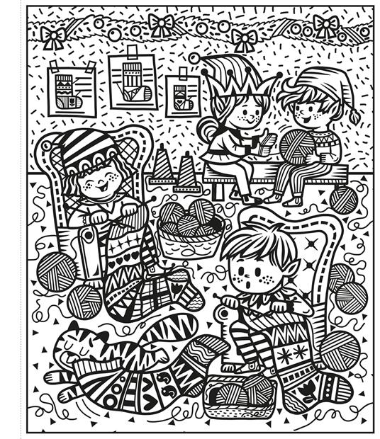 Il villaggio di Babbo Natale. Ediz. a colori. Con pennello - Abigail Wheatley - 4