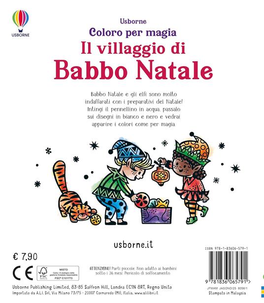 Il villaggio di Babbo Natale. Ediz. a colori. Con pennello - Abigail Wheatley - 7