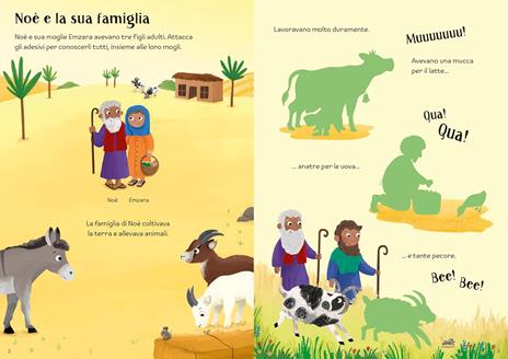 L'arca di Noè. Con adesivi. Ediz. a colori - Caroline Young - 2