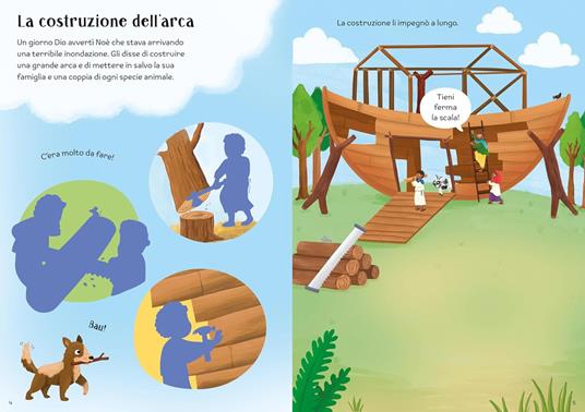L'arca di Noè. Con adesivi. Ediz. a colori - Caroline Young - 3
