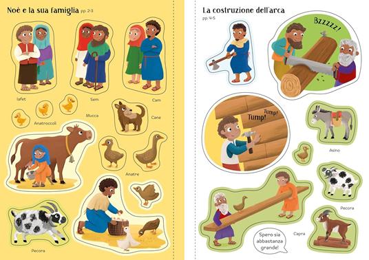 L'arca di Noè. Con adesivi. Ediz. a colori - Caroline Young - 4