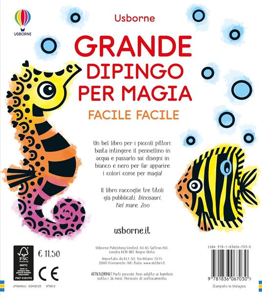 Grande dipingo per magia. Facile facile. Ediz. illustrata. Con pennello - Abigail Wheatley - 8