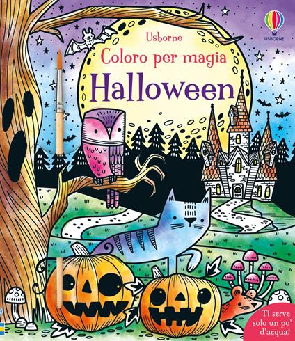 Halloween. Ediz. a colori. Con pennello - Fiona Watt - copertina