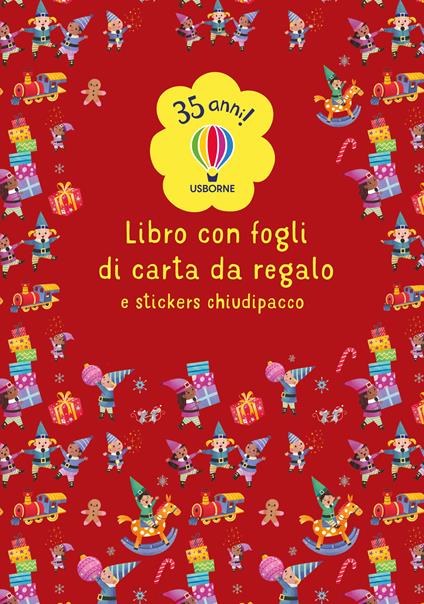 Libro carta da regalo con stickers 2025 - copertina