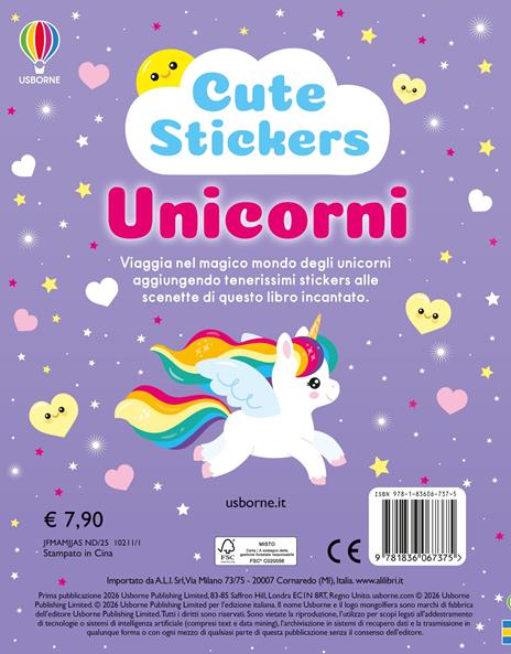 Unicorni. Con adesivi. Ediz. a colori - Kate Nolan - 3