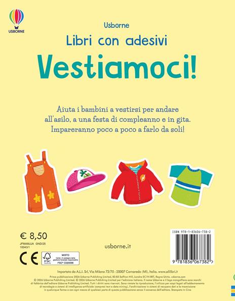 Vestiamoci! Con adesivi. Ediz. a colori - Jessica Greenwell - 3