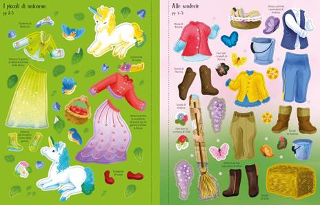 Gli unicorni delle principesse. Con adesivi. Ediz. a colori - Fiona Watt - 2