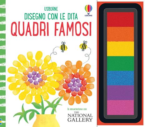 Quadri famosi. Ediz. a colori. Ediz. a spirale. Con pannello di inchiostro - Rosie Dickins - copertina