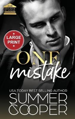 One Mistake: A Second Chance New Adult Romance (Large Print Hardback) - Summer Cooper - cover