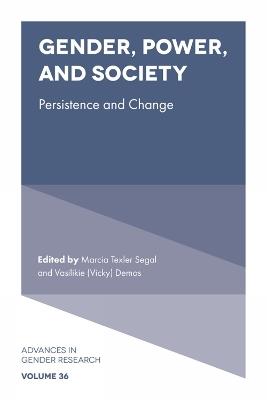 Gender, Power, and Society: Persistence and Change - cover