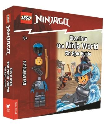 LEGO® NINJAGO®: Dive Into the Ninja World: An Epic Guide (with Nya minifigure) - LEGO®,Buster Books - cover