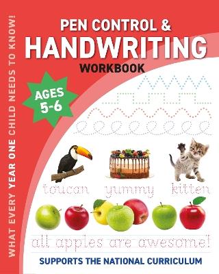 Pen Control & Handwriting Workbook - cover