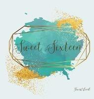 Sweet sixteen guest book, party Guest book, birthday party guest book to sign - Lulu and Bell - cover